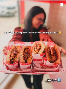One of the best spots for sandwiches in Bangalore